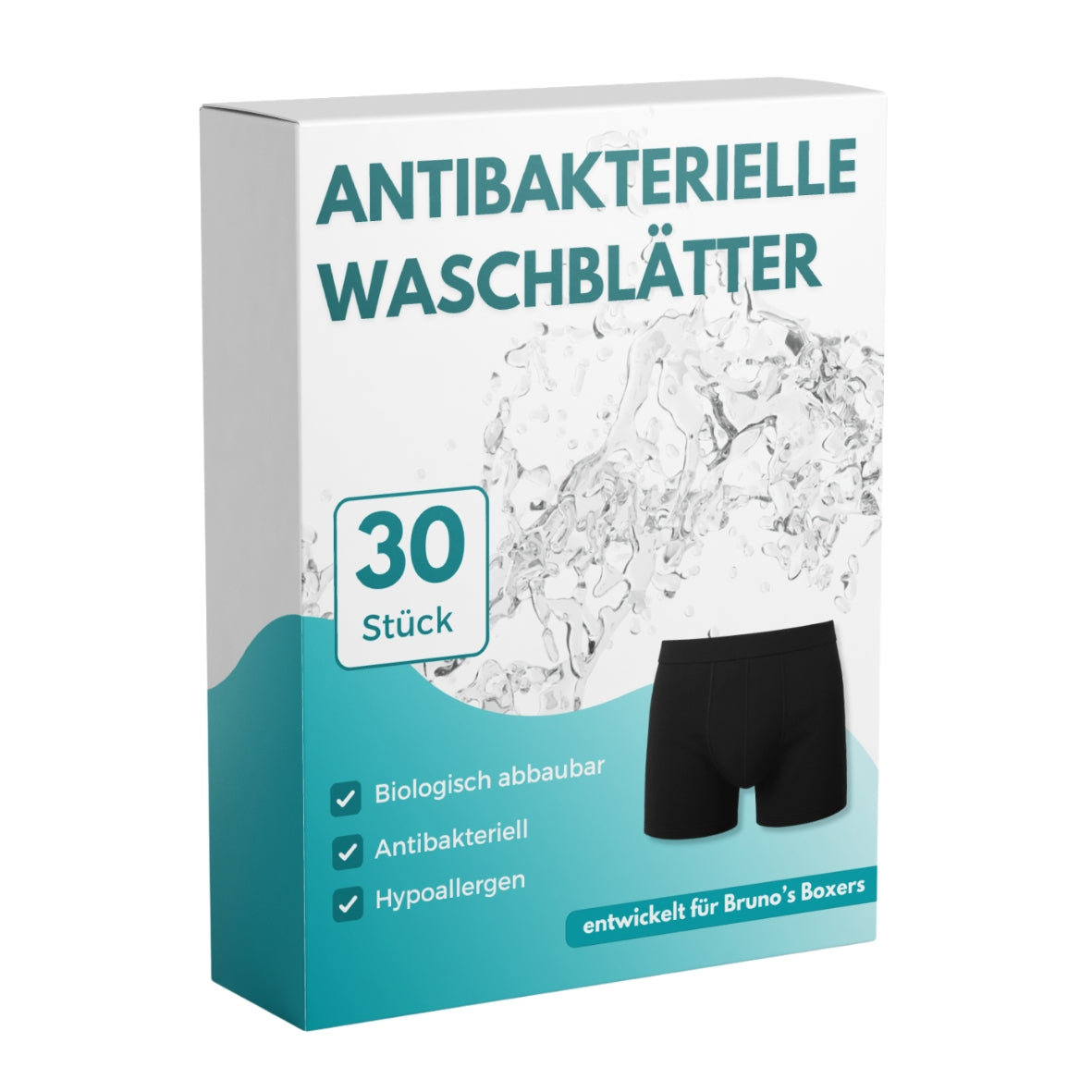 Antibakterielle Waschblätter