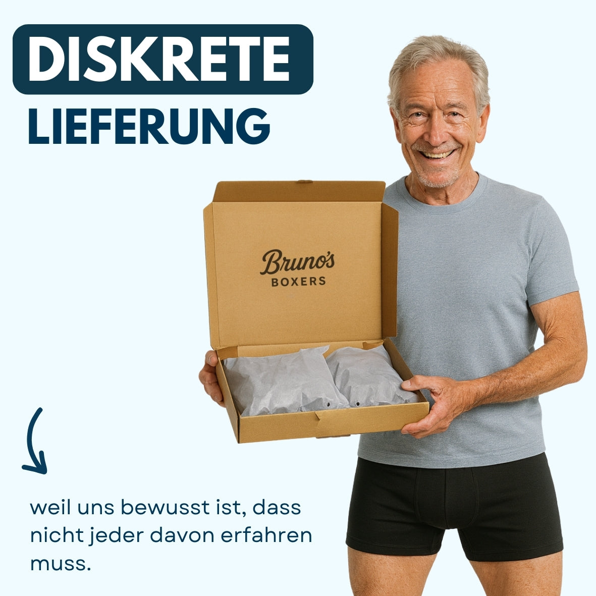 Boxershorts med ultrastærk lækagebeskyttelse