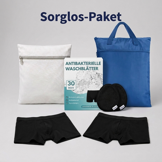 Boxershorts mit ultra-starkem Auslaufschutz - Sorglos-Paket